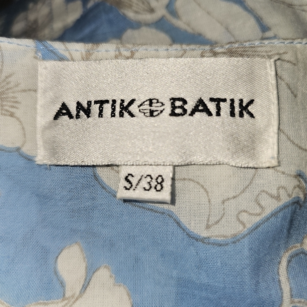 Anik Batik Anthropologie Peony Embroidered Floral Maxi Dress in S - Picture 9 of 11